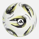 adidas Womens Euro 25 Club Training Football White/Black/Lucid Lemon