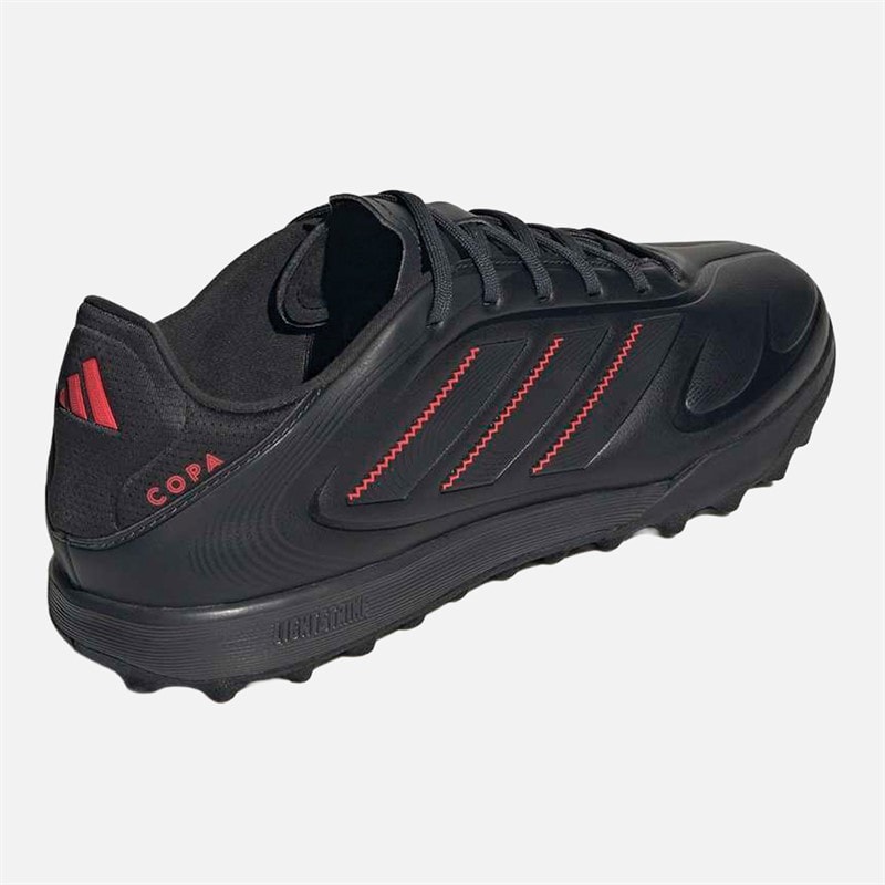 adidas Mens Copa Pure III League TF Astro Football Boots Core Black/Carbon/Lucid Red - Image 3