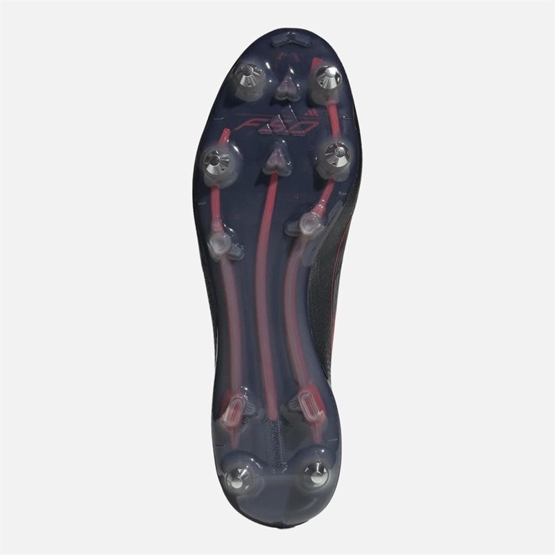adidas Mens F50 Elite SG Soft Ground Football Boots Core Black/Iron Metallic/Lucid Red - Image 2