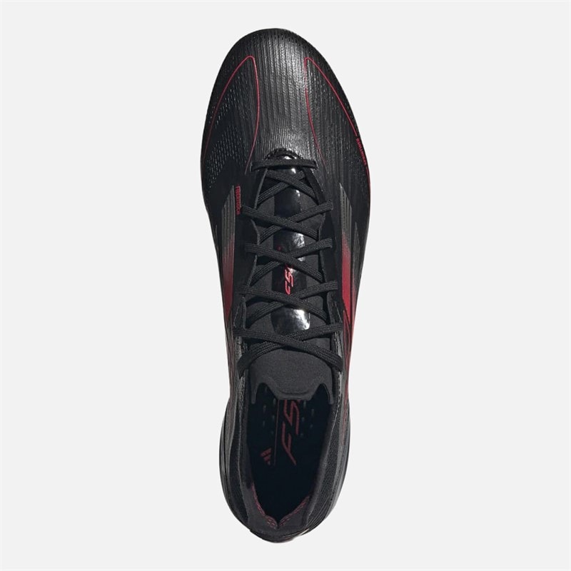 adidas Mens F50 Elite SG Soft Ground Football Boots Core Black/Iron Metallic/Lucid Red - Image 4