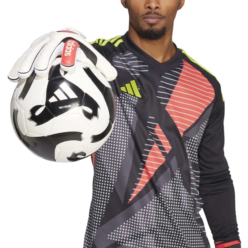 adidas Mens Copa Pro PC Promo Goalkeeper Gloves White/Lucid Red/Black - Image 4