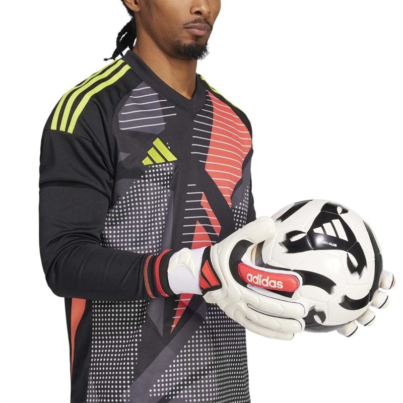adidas Mens Copa Pro PC Promo Goalkeeper Gloves White/Lucid Red/Black - Image 5