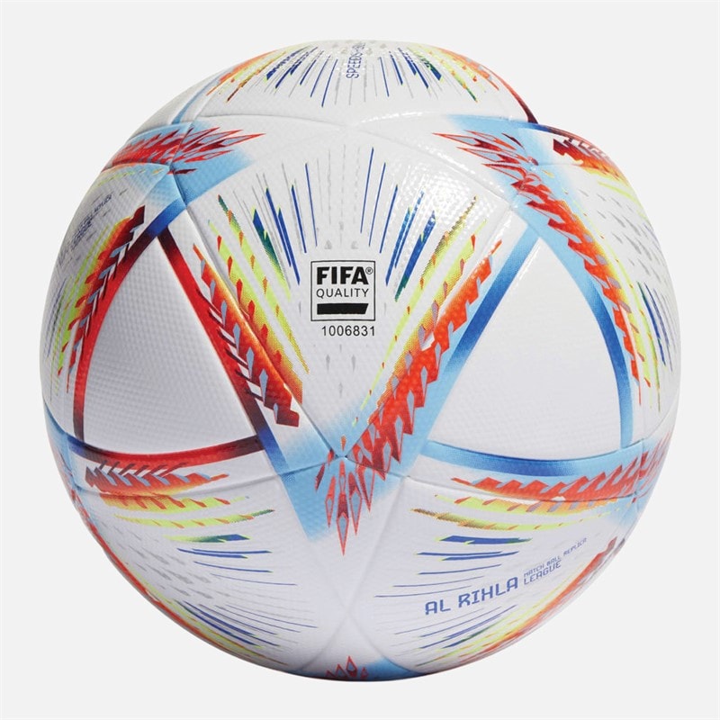 adidas World Cup 2022 AL Rihla League Training Football White/Multi - Image 2