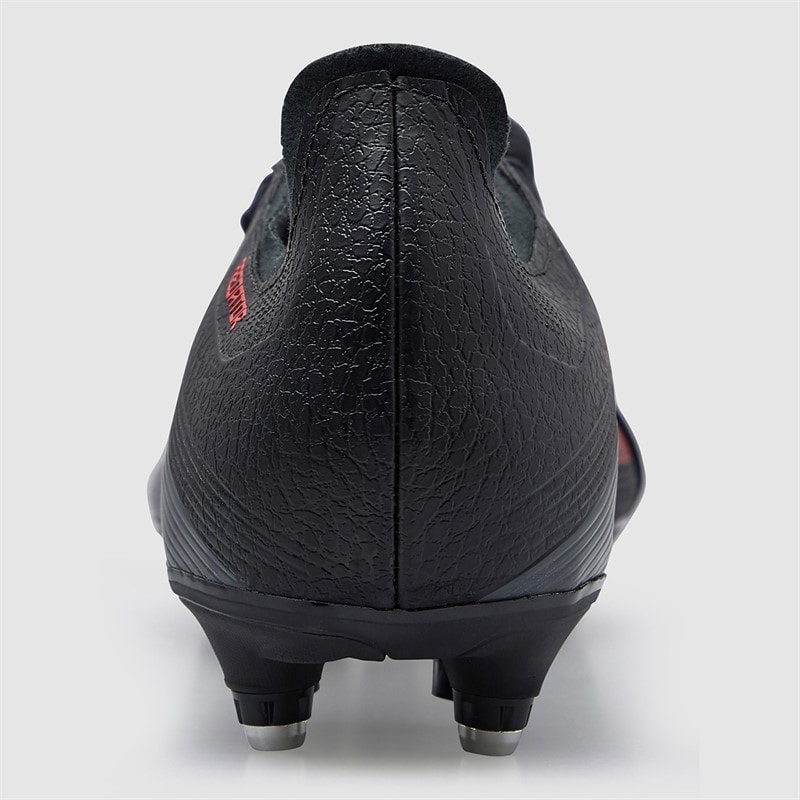 adidas Mens Predator League Stealth Victory Pack FT SG Soft Ground Football Boots Core Black/Grey Four/Solar Red - Image 4