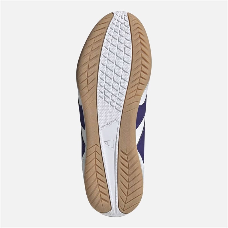 adidas Junior Predator Club IN Indoor Sala Football Boots Cloud White/Gold Metallic/Cloud White - Image 2