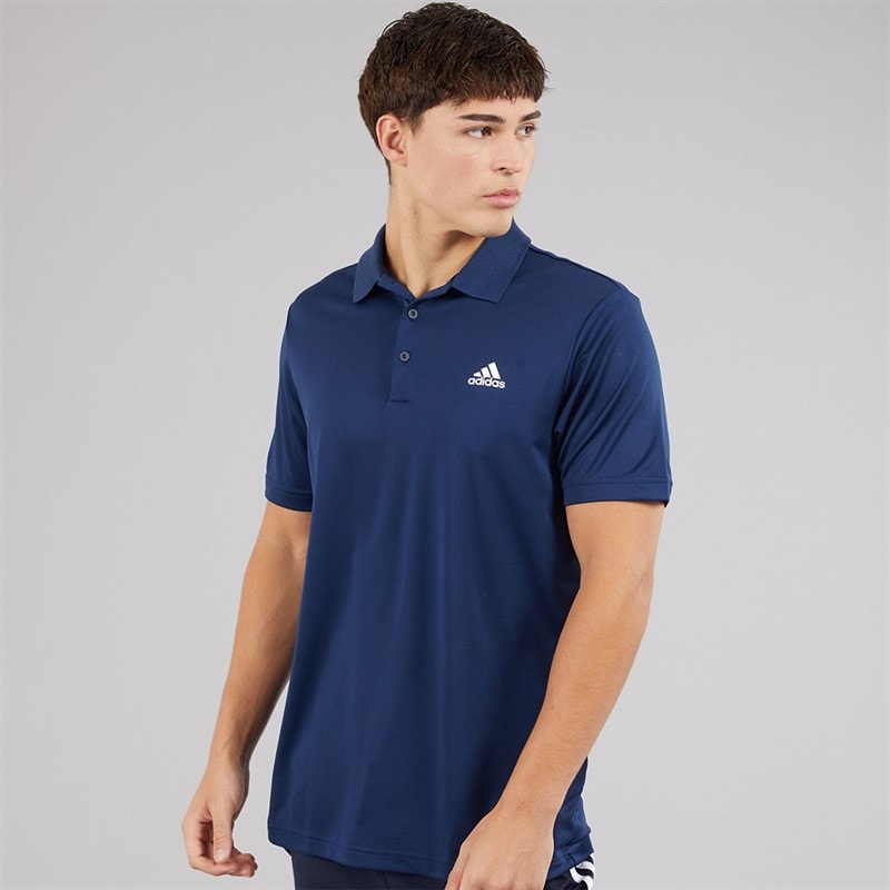 adidas Mens Golf Performance Polo Shirt Left Chest Collegiate Navy