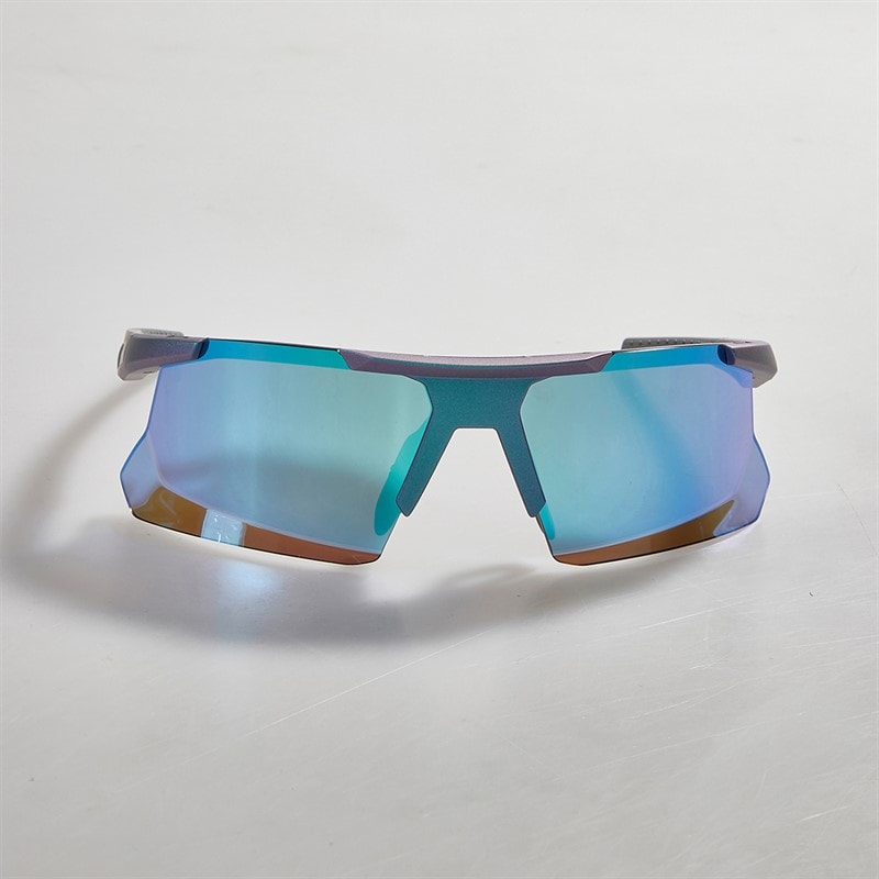 adidas SP0119 Dunamis Sport Sunglasses Light Blue/Bright Green/Bright Green - Image 2
