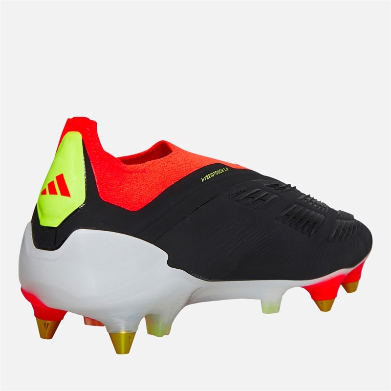 adidas Predator Elite LL Laceless Solar Energy Pack SG Soft Ground Football Boots Core Black/Cloud White/Solar Red - Image 5