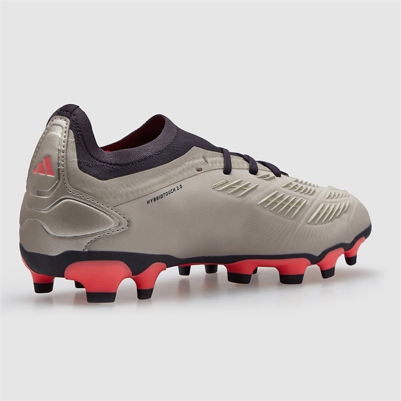 adidas Mens Predator Pro Vivid Horizon Pack MG Multi Ground Football Boots Platin Metallic/Aurora Black/Turbo - Image 5