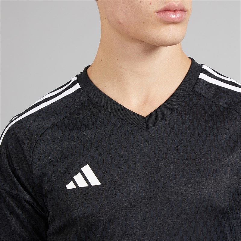 adidas Mens Tiro 23 Competition Jersey Black/White - Image 3