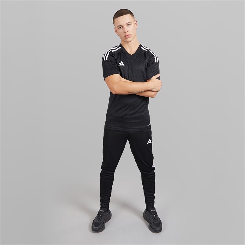adidas Mens Tiro 23 Competition Jersey Black/White - Image 4