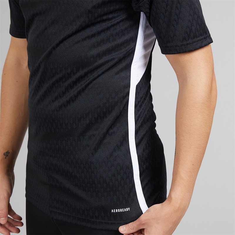 adidas Mens Tiro 23 Competition Jersey Black/White - Image 5