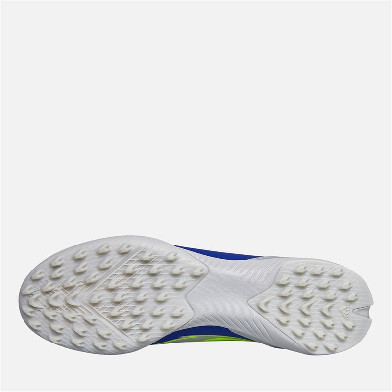 adidas Mens F50 League Messi La Vida Rapida Pack TF Astro Football Boots Silver Metallic/Solar Yellow/Lucid Blue - Image 2