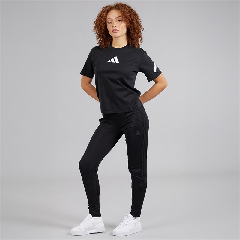 adidas Womens Z.N.E. T-Shirt Black/White - Image 4