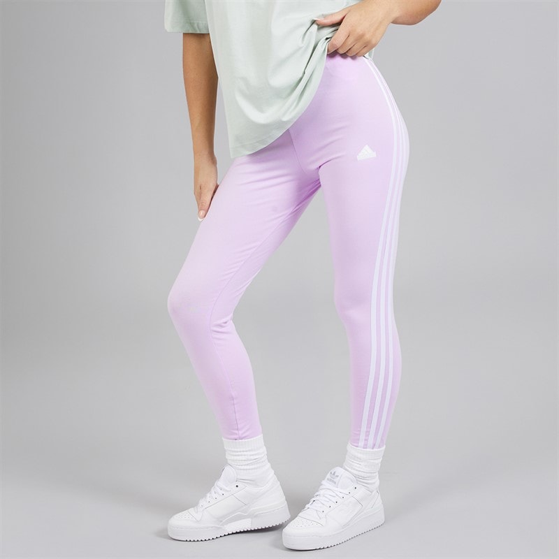 adidas Womens Future Icons 3-Stripes Leggings Ice Lavender - Image 1