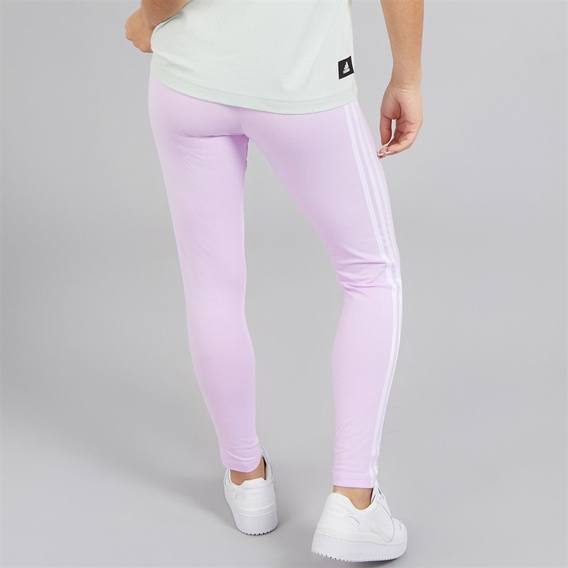 adidas Womens Future Icons 3-Stripes Leggings Ice Lavender - Image 3