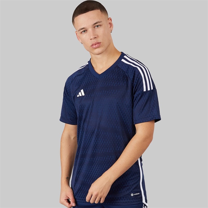 adidas Mens Tiro 23 Competition Jersey Team Navy Blue 2/White - Image 1