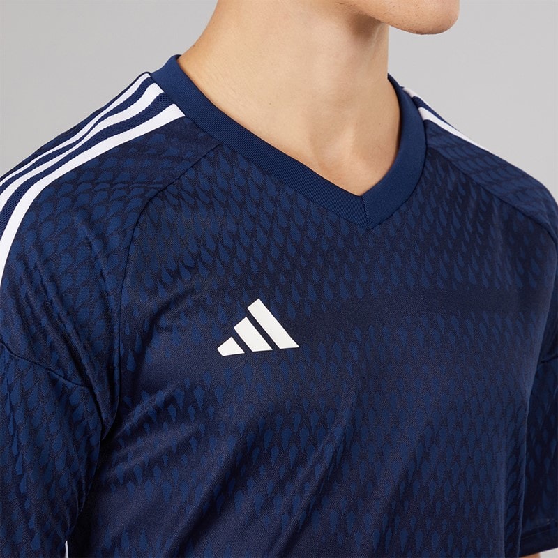 adidas Mens Tiro 23 Competition Jersey Team Navy Blue 2/White - Image 3