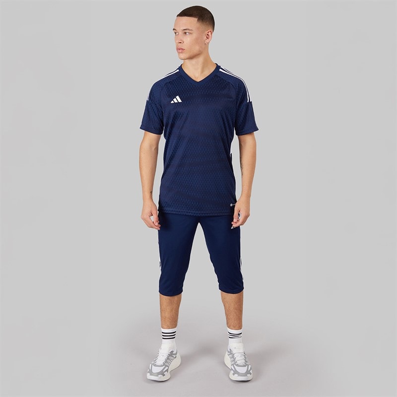 adidas Mens Tiro 23 Competition Jersey Team Navy Blue 2/White - Image 4