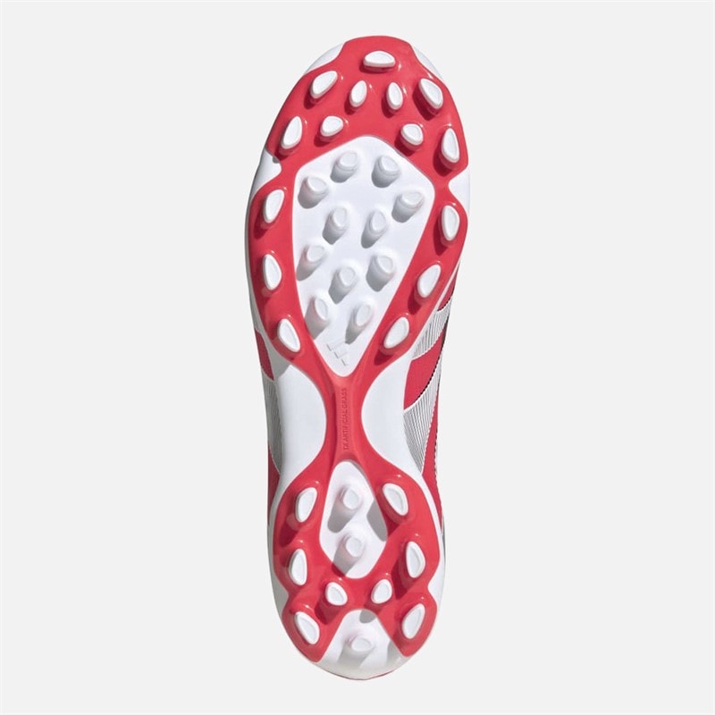adidas Mens Predator League Pure Victory Pack 2G/3G AG Artificial Ground Football Boots Lucid Red/Cloud White/Core Black - Image 2