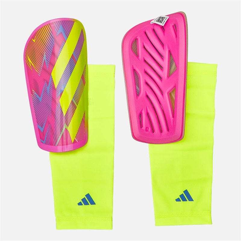 adidas Tiro League Shin Guards Lucid Lemon/Blue Fusion