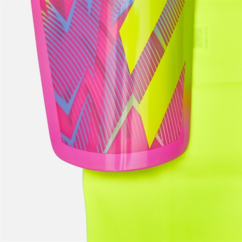adidas Tiro League Shin Guards Lucid Lemon/Blue Fusion - Image 2