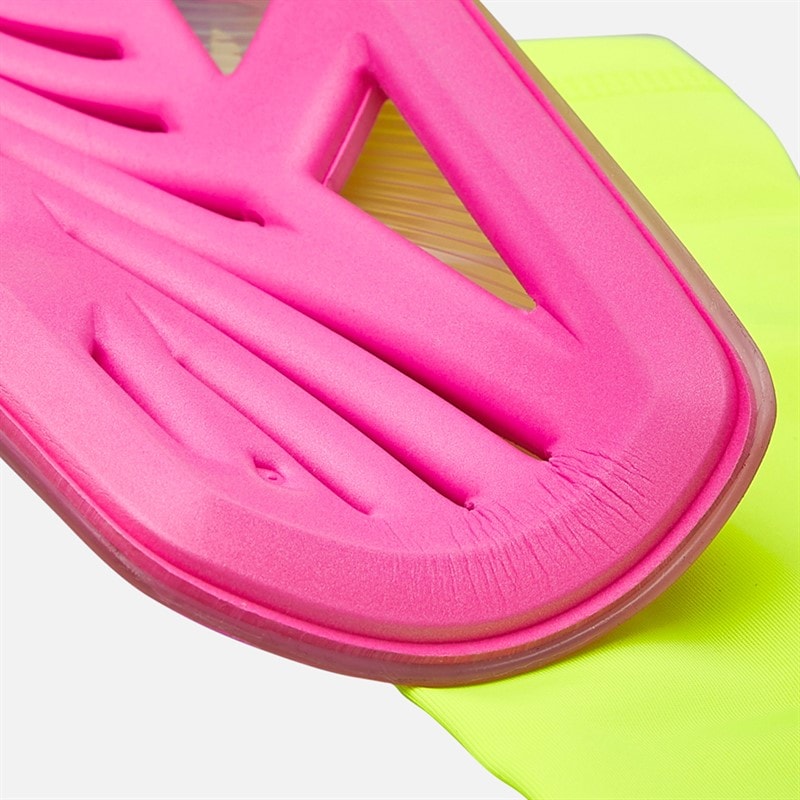 adidas Tiro League Shin Guards Lucid Lemon/Blue Fusion - Image 3