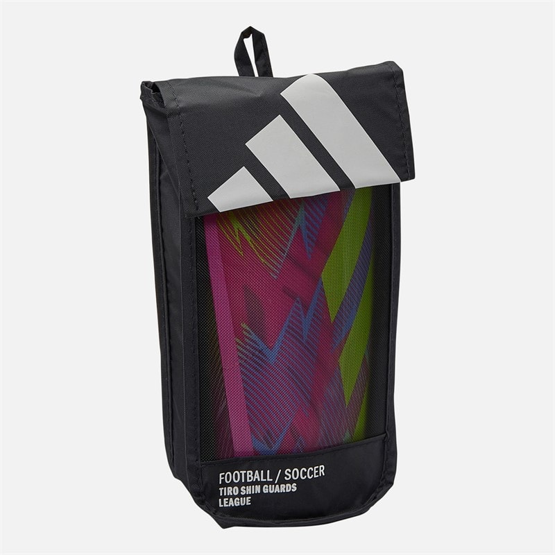 adidas Tiro League Shin Guards Lucid Lemon/Blue Fusion - Image 5