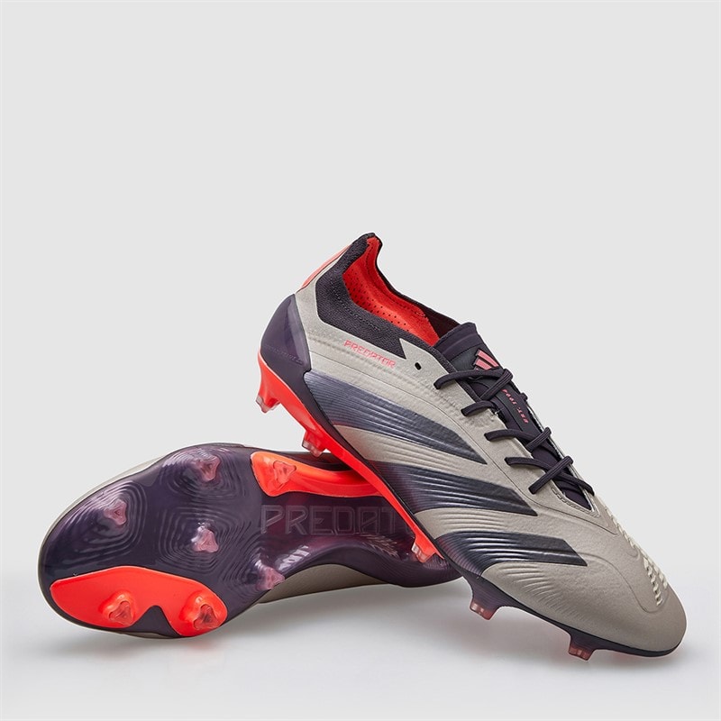 adidas Predator Elite Vivid Horizon Pack FG Firm Ground Football Boots Platin Metallic/Aurora Black/Carbon