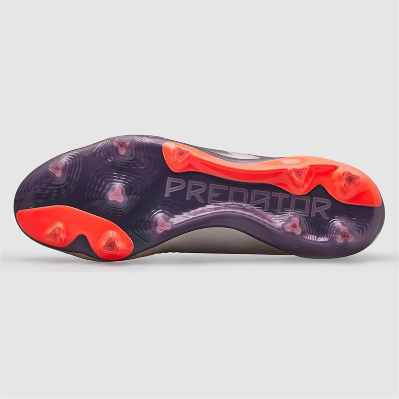 adidas Predator Elite Vivid Horizon Pack FG Firm Ground Football Boots Platin Metallic/Aurora Black/Carbon - Image 3