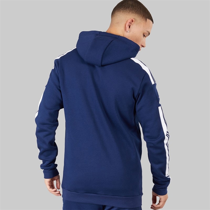 adidas Mens Squadra 21 Sweat Hoodie Team Navy Blue - Image 2