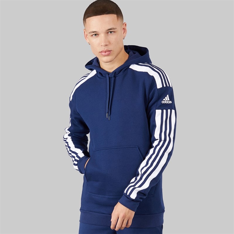 adidas Mens Squadra 21 Sweat Hoodie Team Navy Blue - Image 3