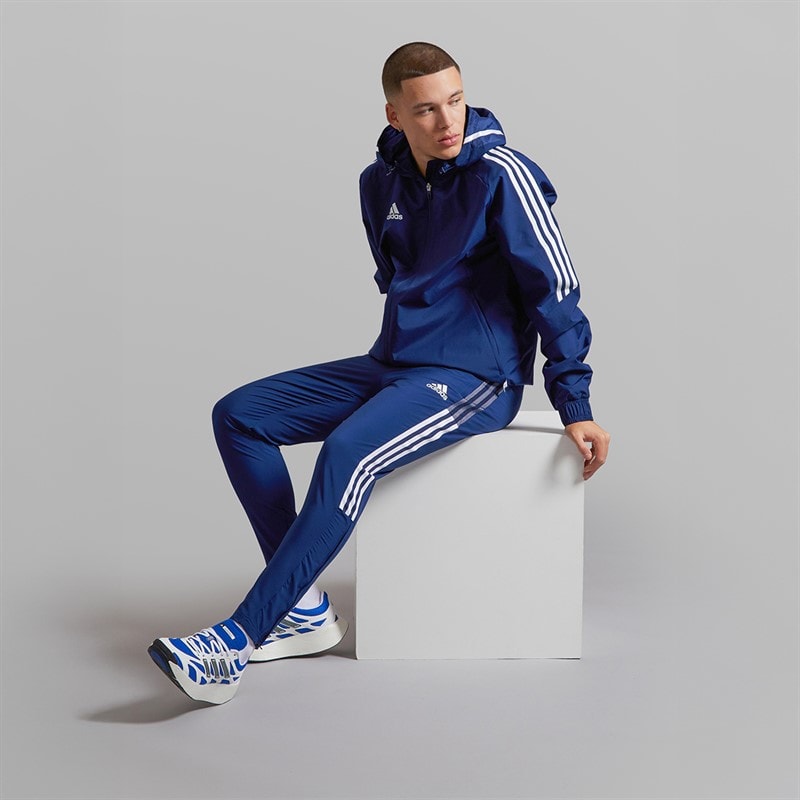 adidas Mens Tiro 21 Woven Track Pants Team Navy Blue - Image 4
