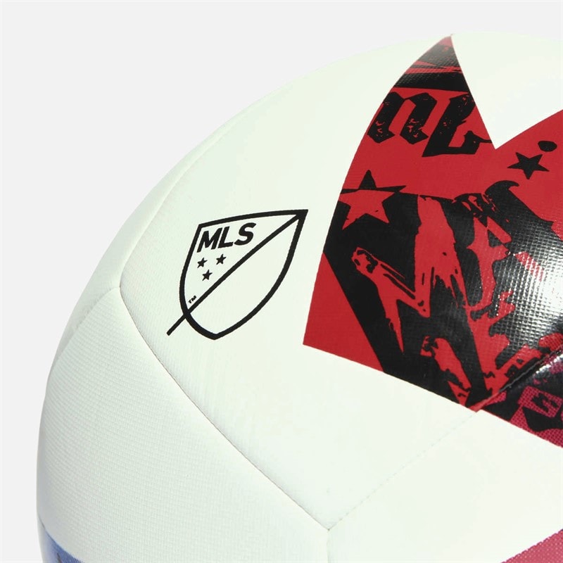 adidas MLS Training Football White/Blue/Red - Image 3
