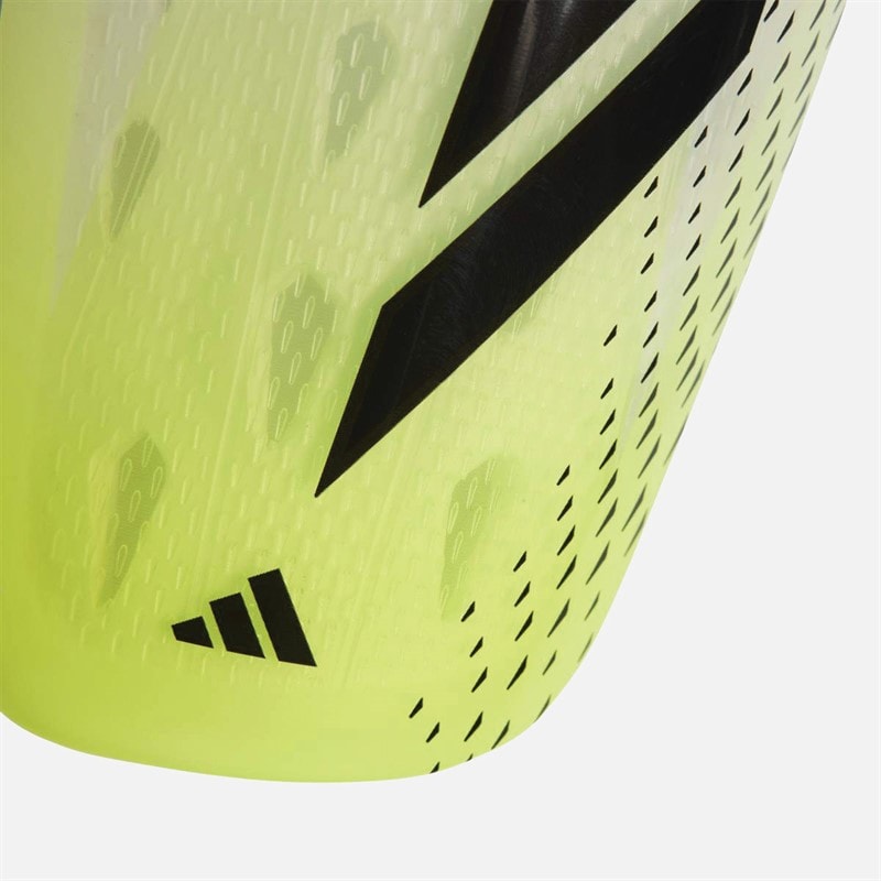 adidas X League Shin Guards White/Black/Lucid Lemon - Image 2