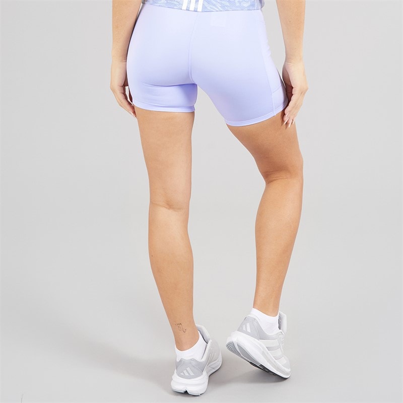 adidas Womens Own The Run Running Tight Shorts Violet Tone - Image 2