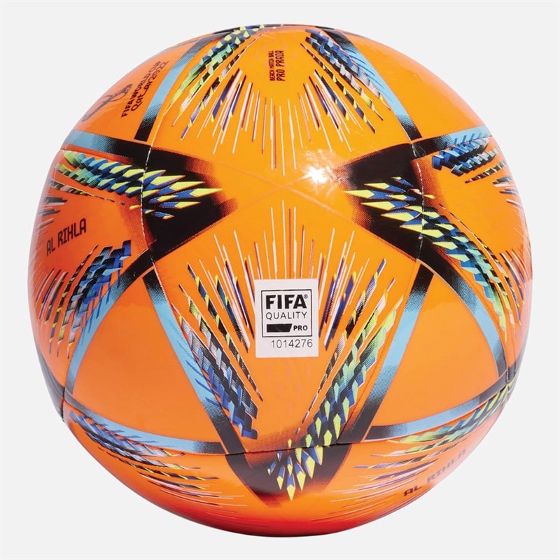 adidas World Cup 2022 Al Rihla Pro Beach Football (FIFA Quality Pro Certified) Solar Orange/Multi/Black - Image 2