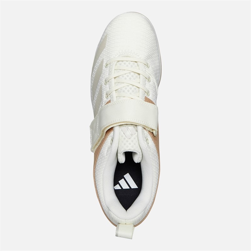 adidas Mens Powerlift 5 Weightlifting Shoes Off White/Wonder Alumina/Warm Sandstone - Image 4