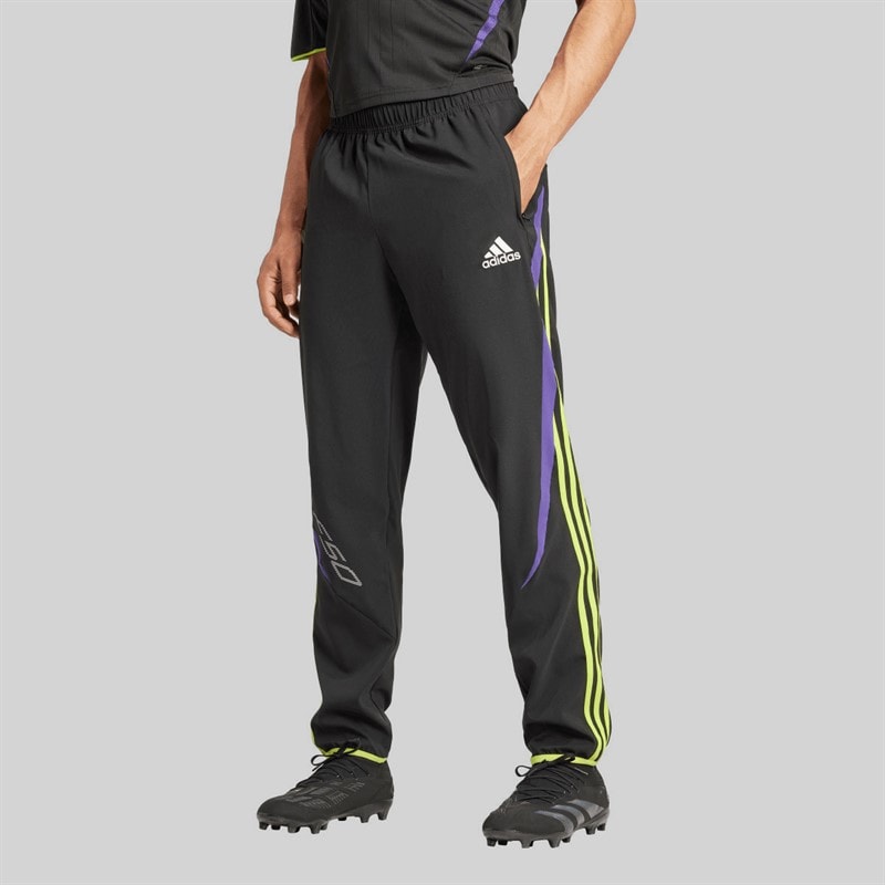 adidas Mens Pitch To Street Woven Track Pants Black - Image 2
