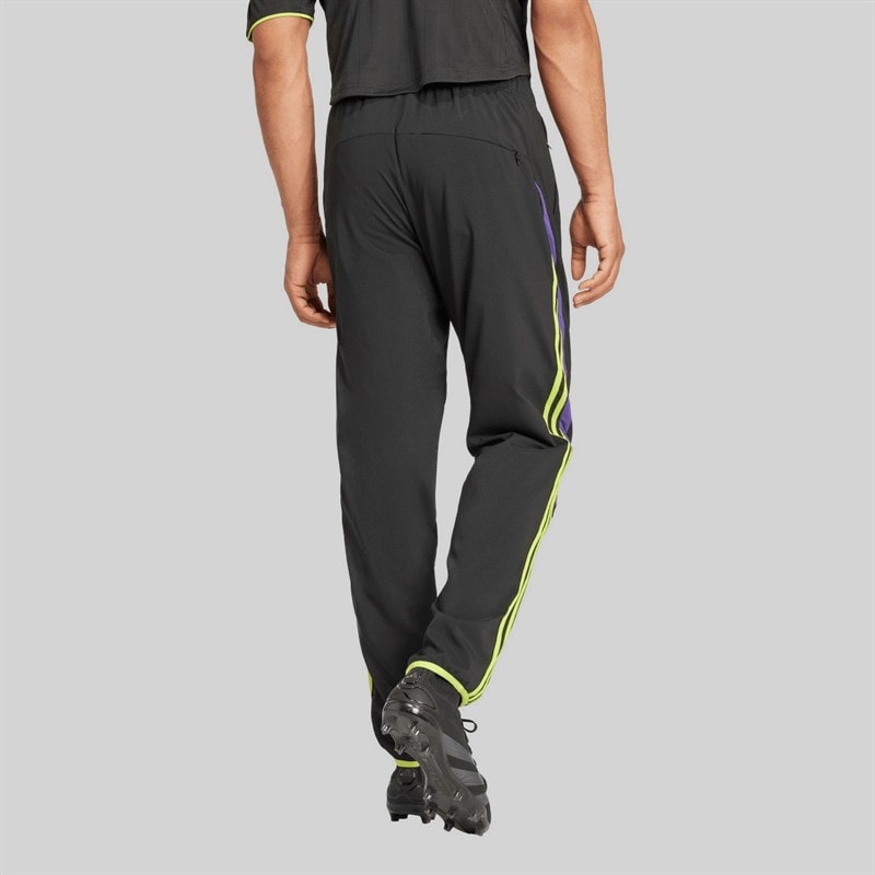 adidas Mens Pitch To Street Woven Track Pants Black - Image 3
