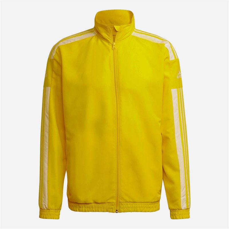 adidas Mens Plus Size Squadra 21 Presentation Jacket Team Yellow/White - Image 1