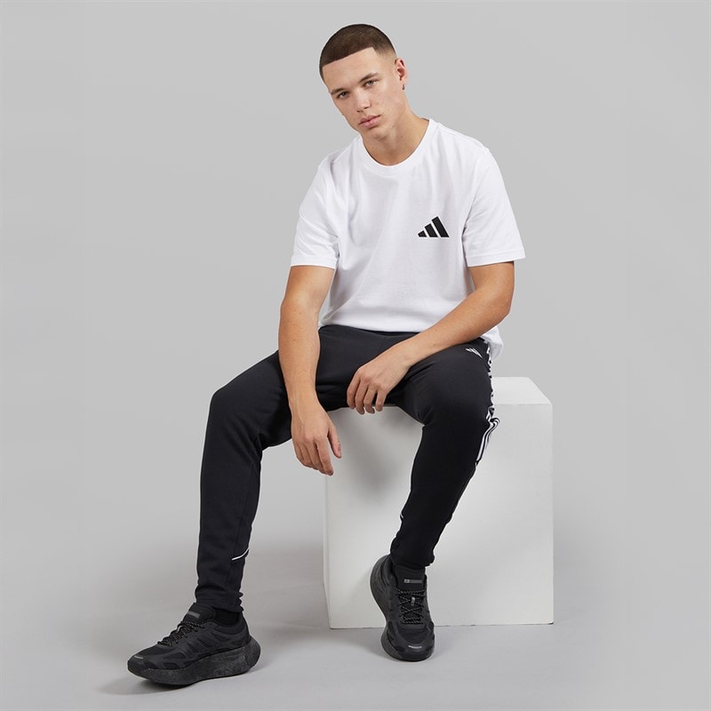 adidas Mens Graphic T-Shirt White - Image 5