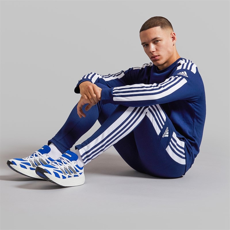 adidas Mens Squadra 21 Sweat Pants Team Navy Blue - Image 5