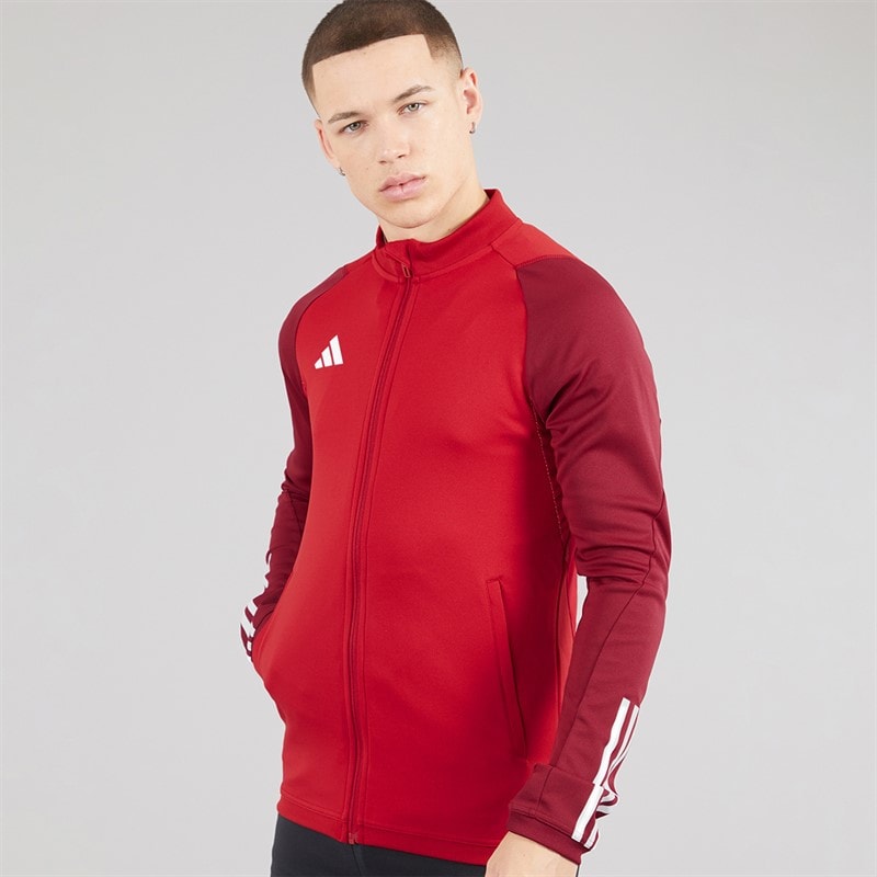 adidas Mens Tiro 23 Competition Training Jacket Team Power Red 2 - Image 1