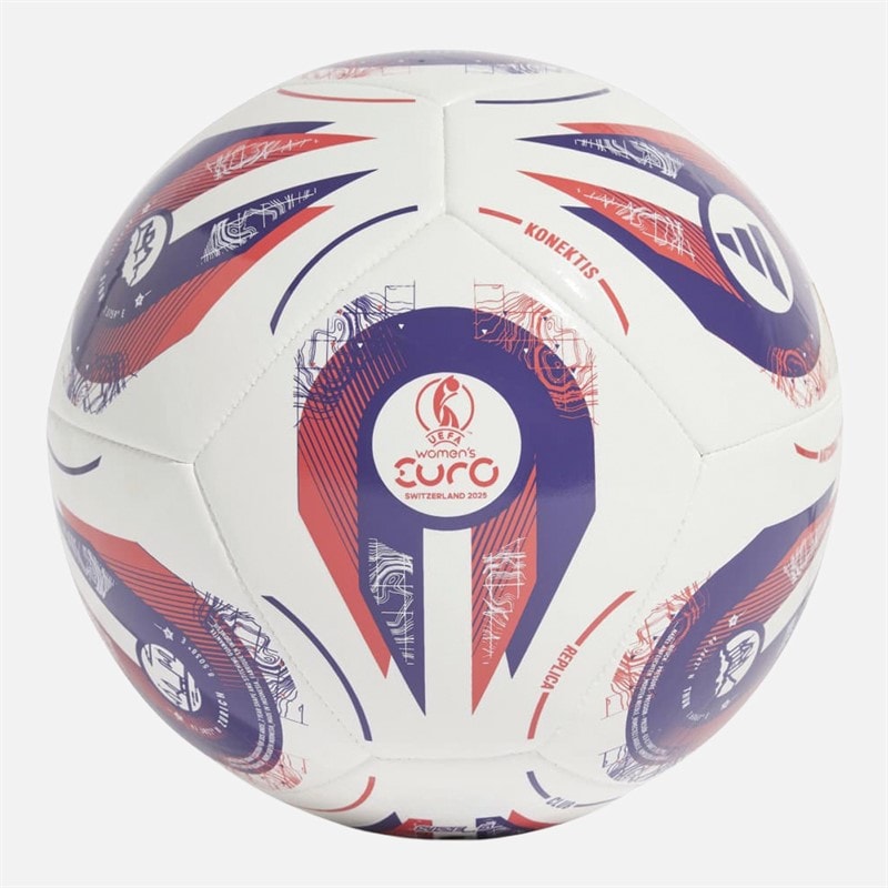 adidas Womens Euro 25 Club Training Football White/Panton/Multi - Image 2