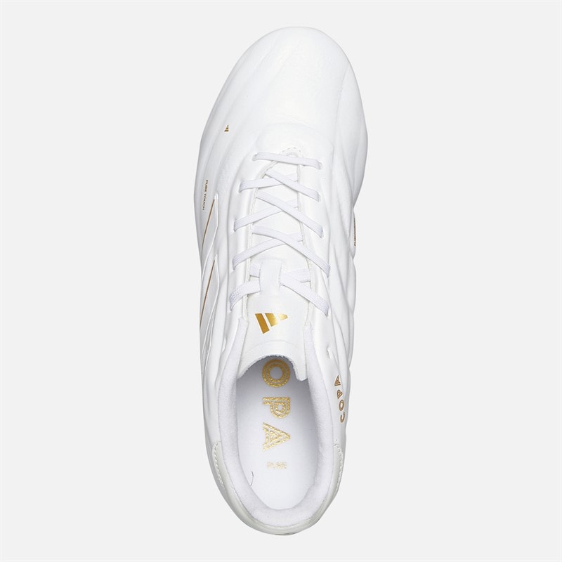 adidas Mens Copa Pure 2 Elite Dayspark Pack FG Firm Ground Football Boots Cloud White/Cloud White/Gold Metallic - Image 4