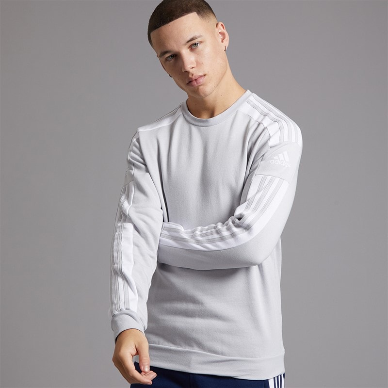 adidas Mens Plus Size Squadra 21 Sweatshirt Team Light Grey
