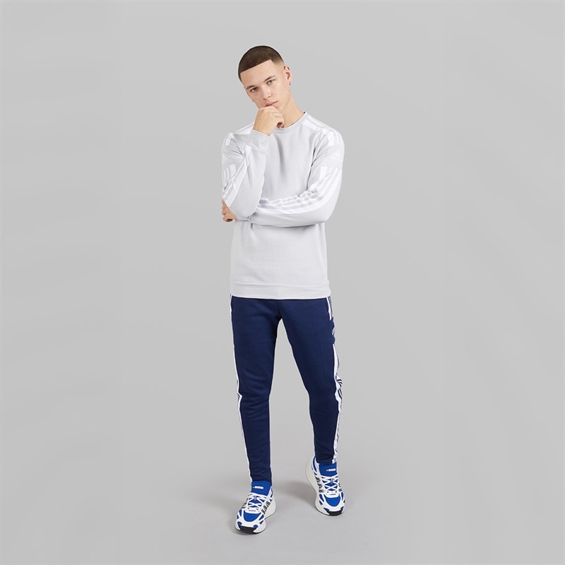adidas Mens Plus Size Squadra 21 Sweatshirt Team Light Grey - Image 4