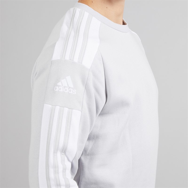 adidas Mens Plus Size Squadra 21 Sweatshirt Team Light Grey - Image 5