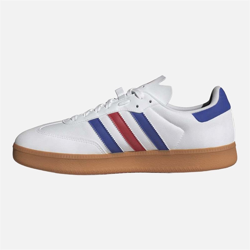 adidas Womens Velosamba Made With Nature 2 Cycling Shoes Cloud White/Lucid Blue/Better Scarlet - Image 5